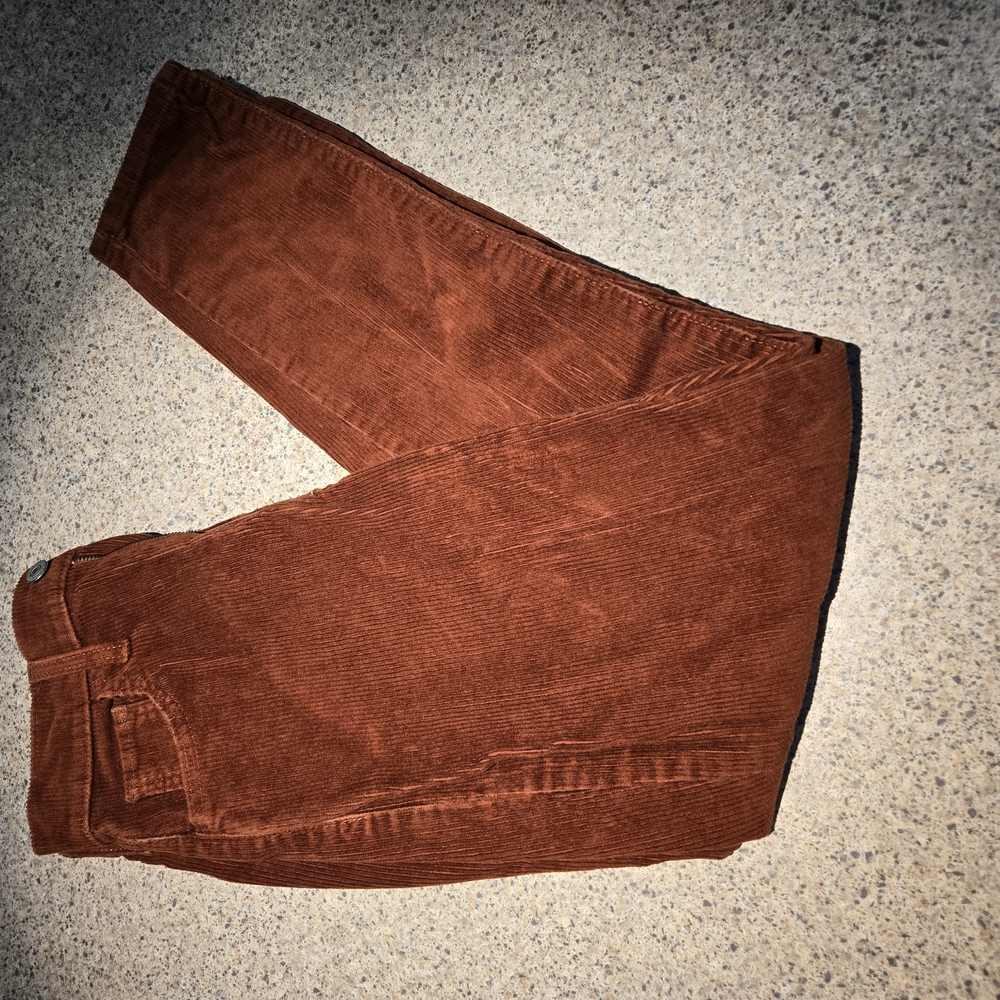 Rust Corduroy Pants